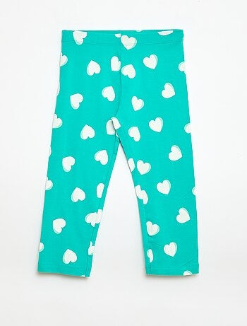 Leggings corti stampati