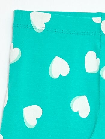 Leggings corti stampati