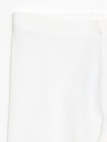 Leggings corti tinta unita