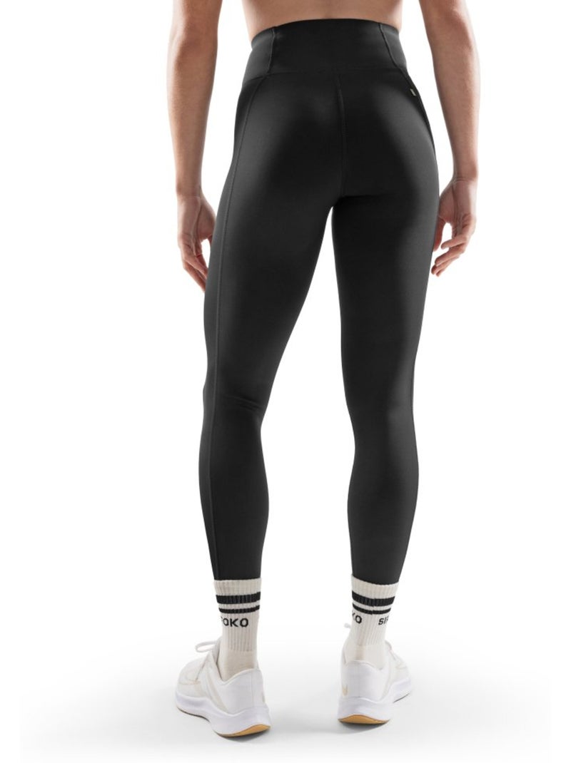 Leggings da allenamento con taglio al laser da donna fitness donna combat Nero - Kiabi