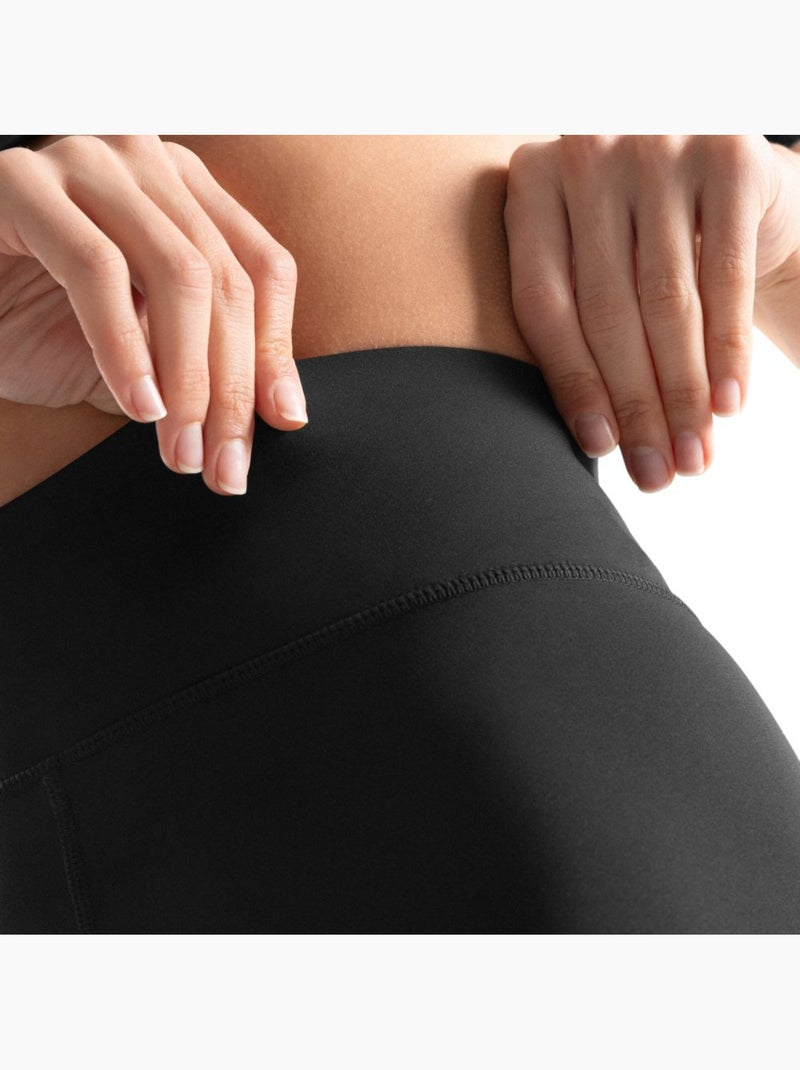 Leggings da allenamento con taglio al laser da donna fitness donna combat Nero - Kiabi