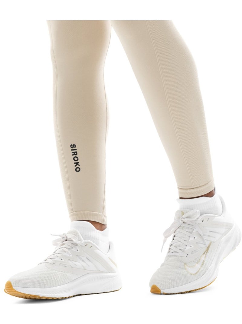 Leggings da allenamento senza cuciture da donna fitness donna fearless Beige - Kiabi