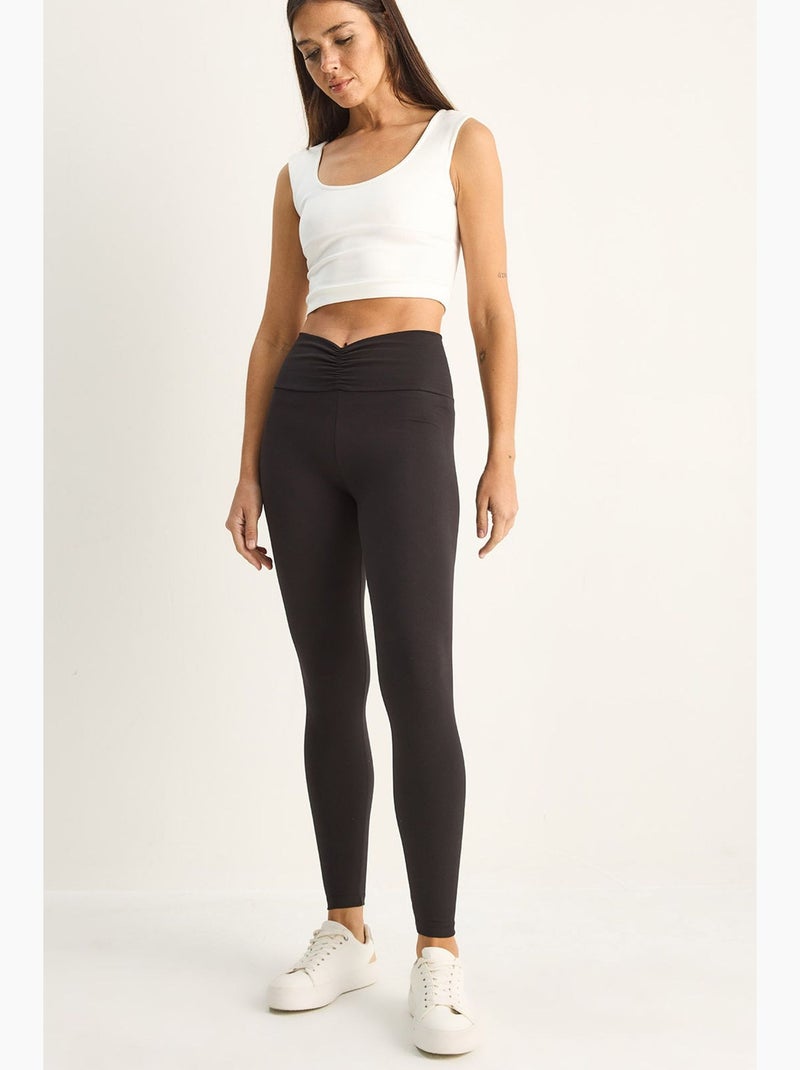 Leggings da donna lucci Nero - Kiabi