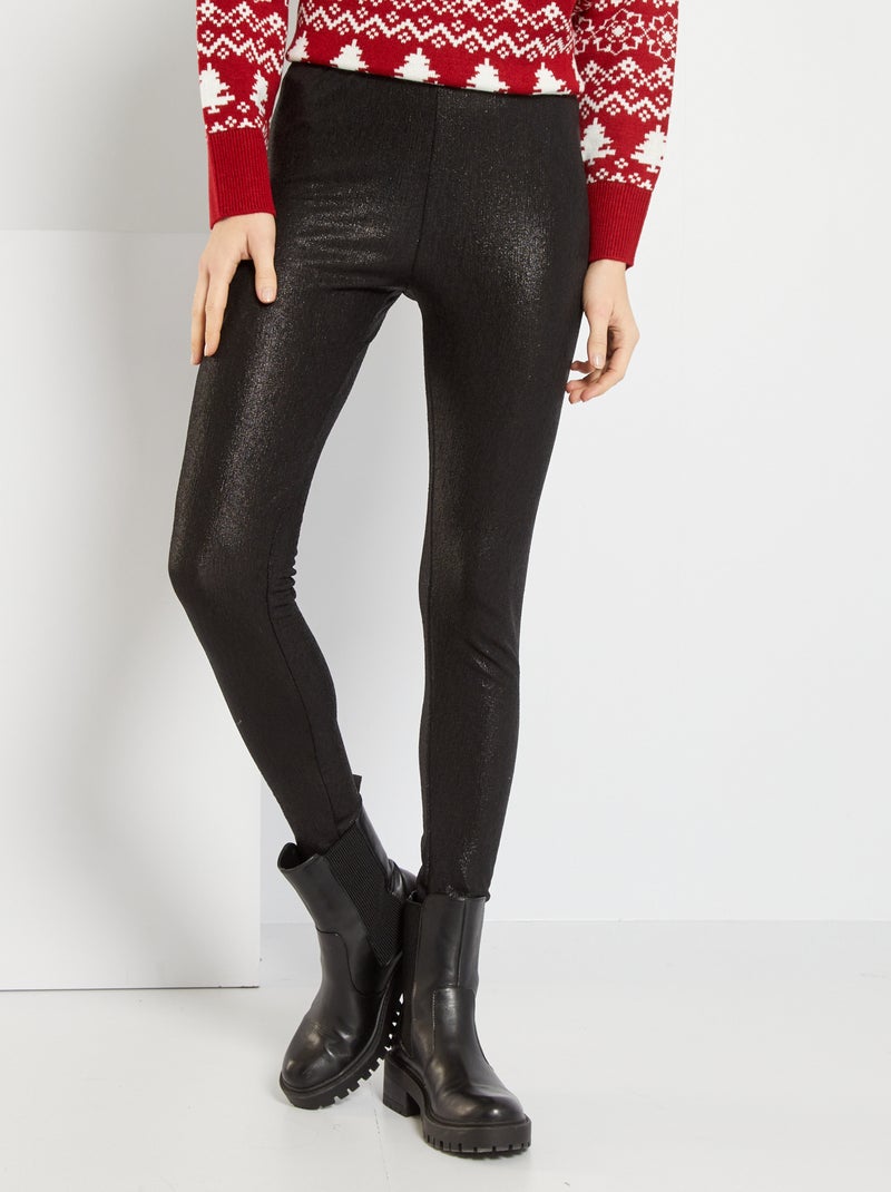 Leggings da sera Nero - Kiabi