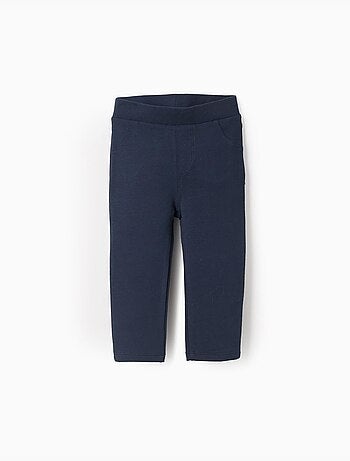 Leggings felpate con tasche decorative