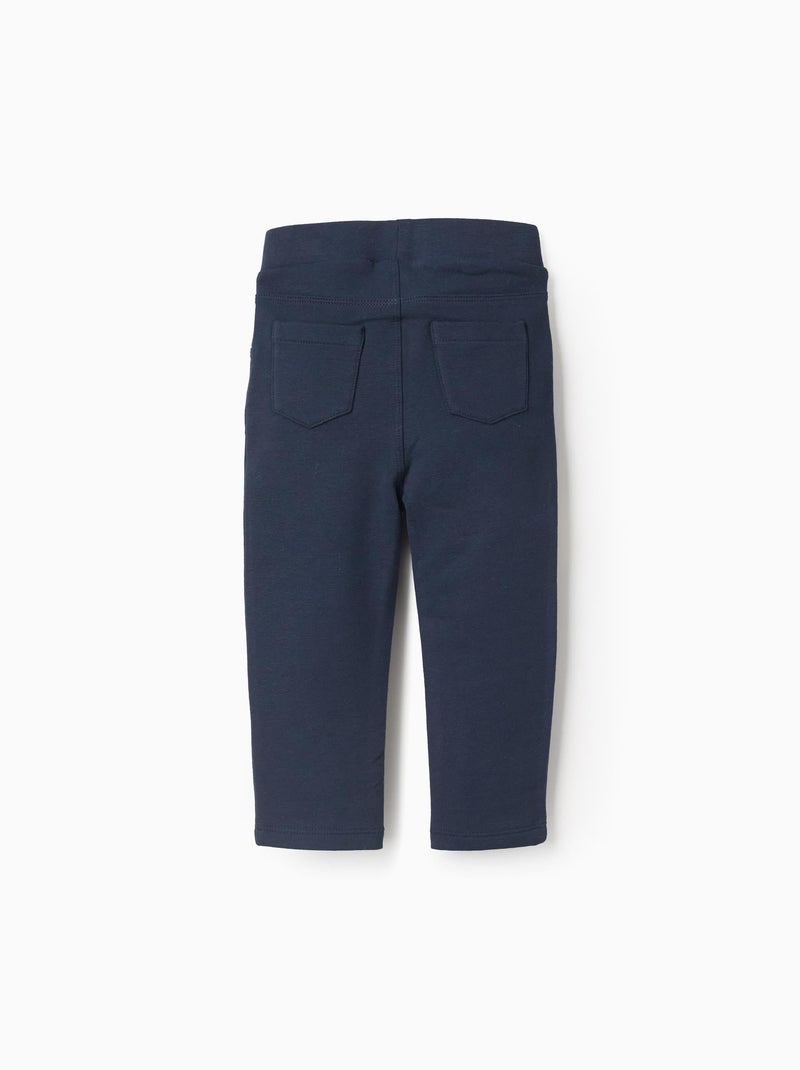 Leggings felpate con tasche decorative Blu scuro - Kiabi