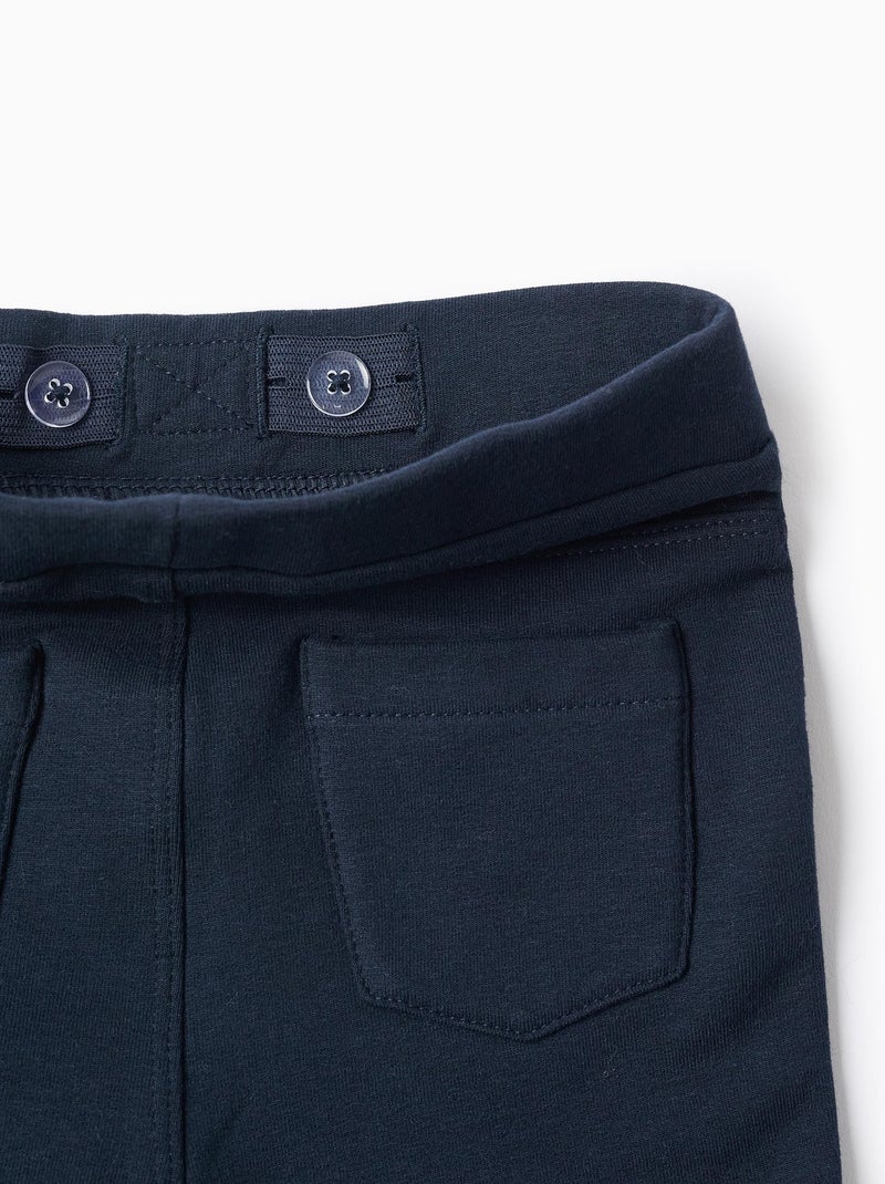 Leggings felpate con tasche decorative Blu scuro - Kiabi