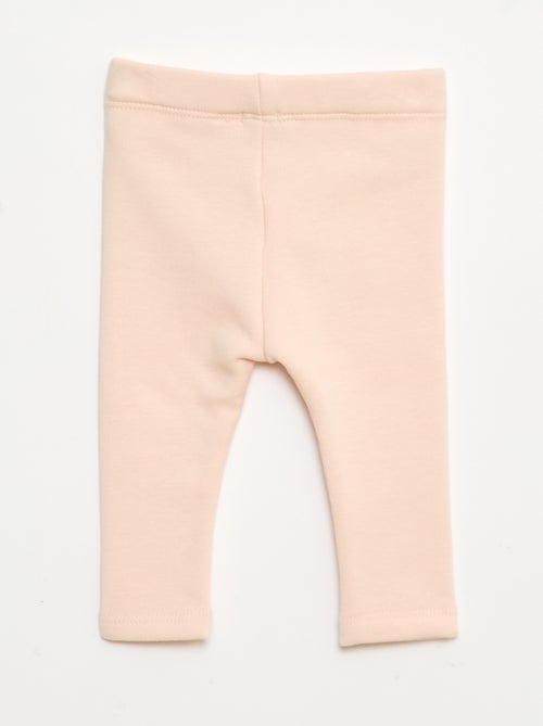 Leggings felpati in mollettone con fiocco - Kiabi