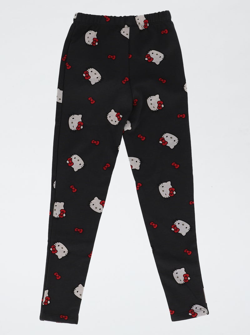 Leggings foderato 'Hello Kitty' Nero - Kiabi