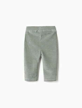 Leggings in corduroy con rouches