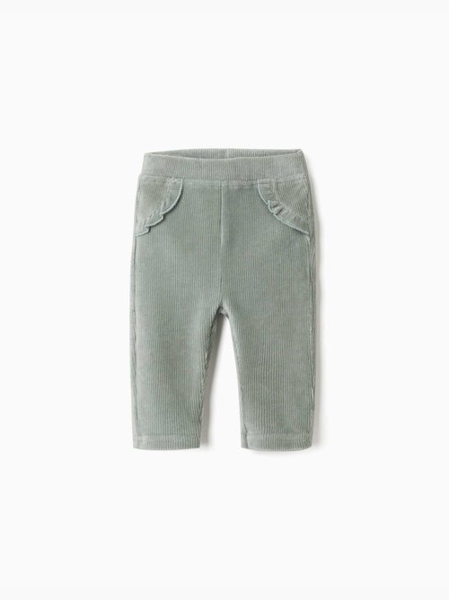 Leggings in corduroy con rouches - Kiabi Leggings in corduroy con rouches - Kiabi