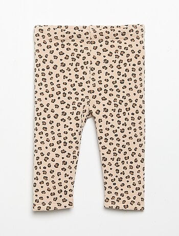 Leggings in felpa