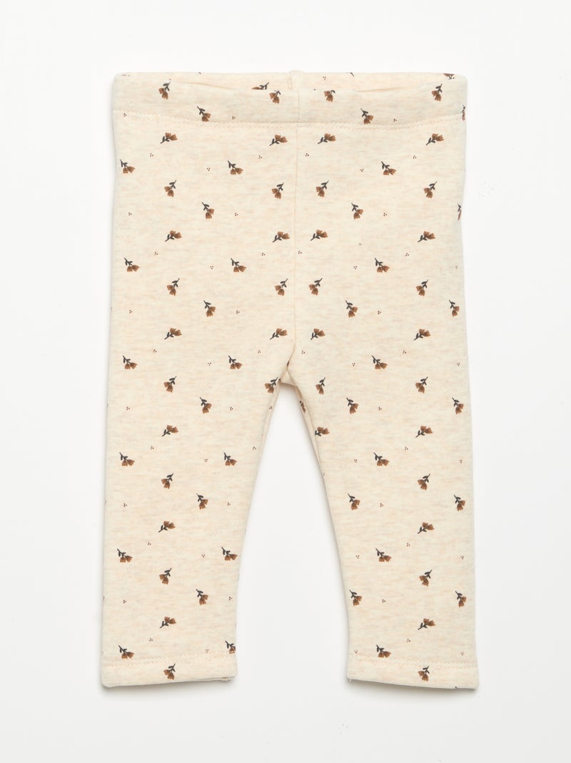 Leggings in felpa Beige - Kiabi