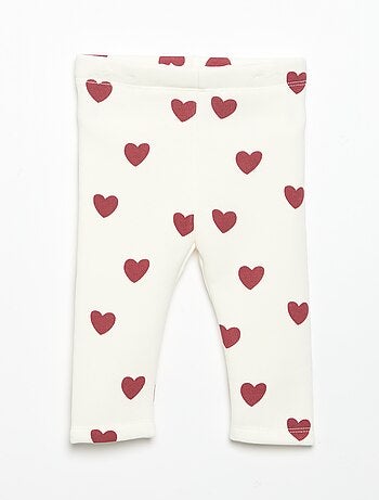 Leggings in felpa