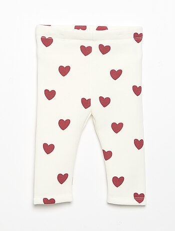 Leggings in felpa