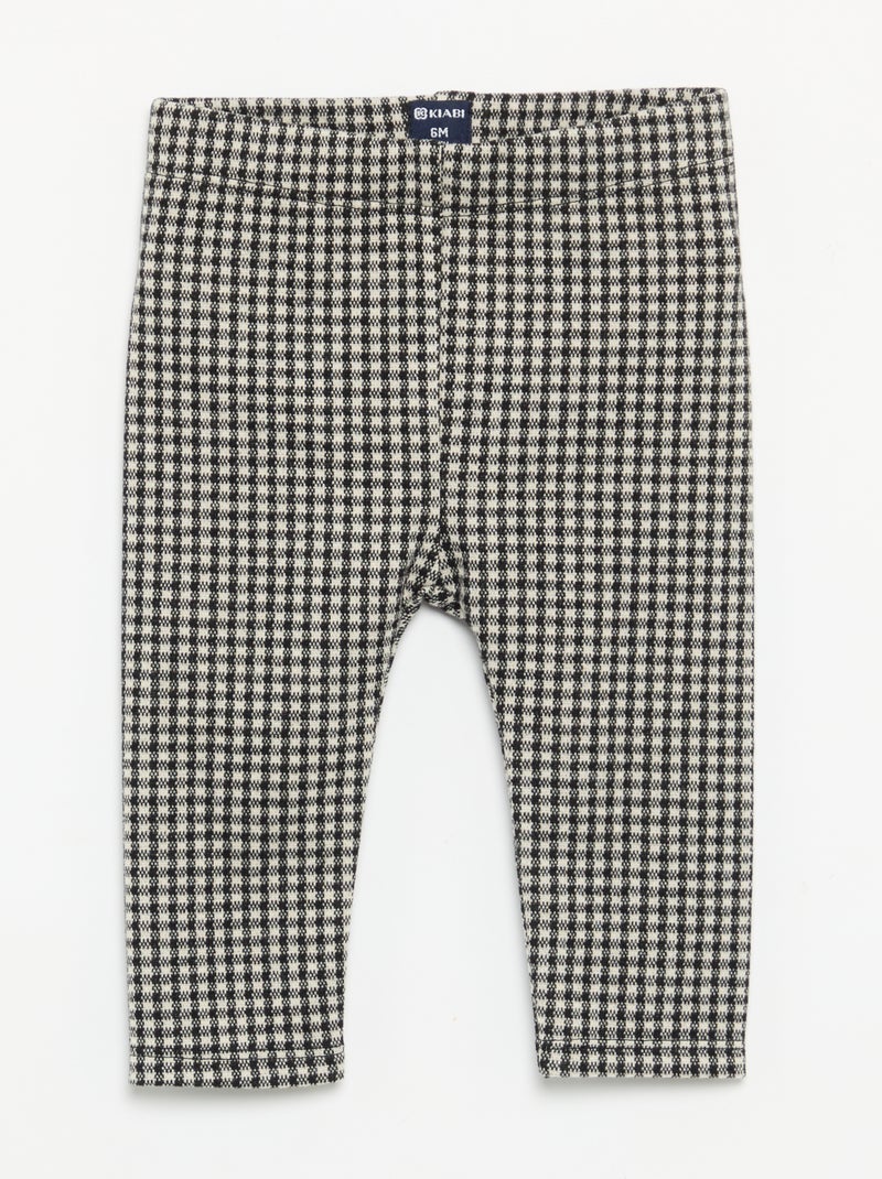 Leggings in flanella garzata Nero - Kiabi