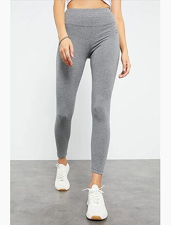 Leggings in jersey di cotone e lycra a vita alta tommy