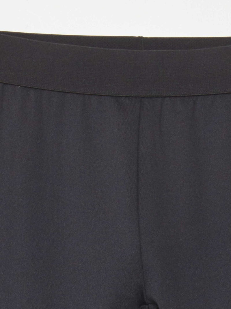 Leggings in jersey nero - Kiabi
