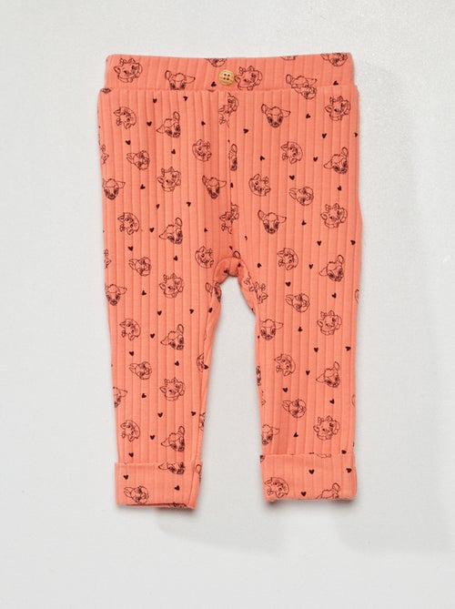 Leggings in maglia a coste 'Disney' - Kiabi