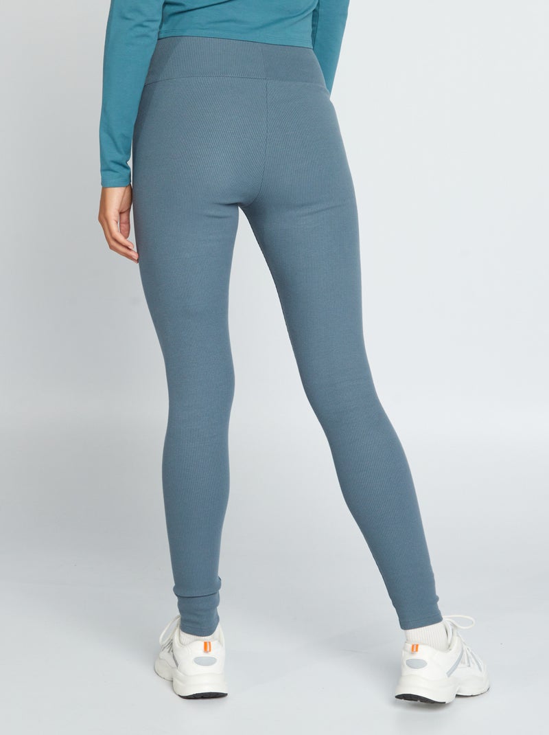 Leggings in maglia a coste GRIGIO - Kiabi