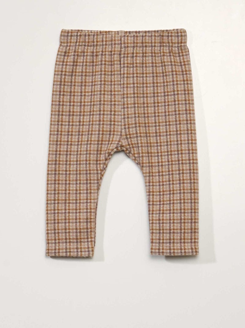 Leggings in maglia calda BEIGE - Kiabi