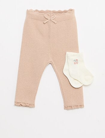 Leggings in maglia compatta