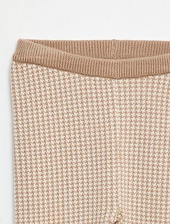 Leggings in maglia compatta