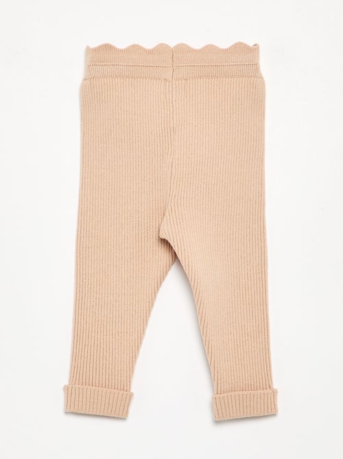 Leggings in maglia con fiocco in vita - Kiabi