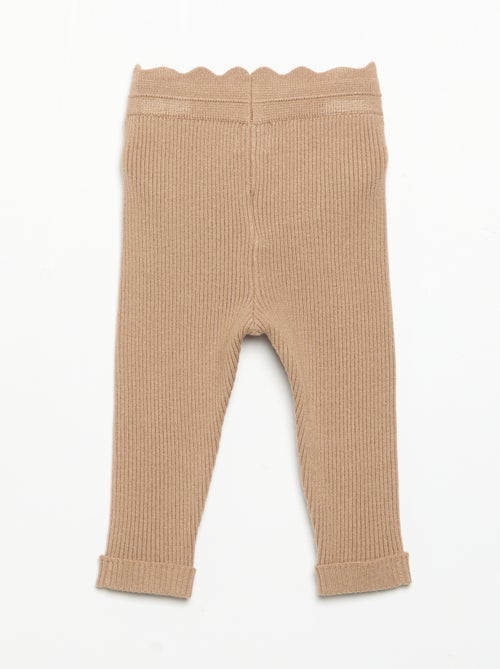Leggings in maglia con fiocco in vita - Kiabi