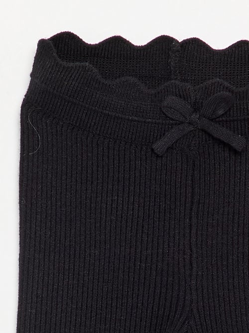 Leggings in maglia con fiocco in vita - Kiabi