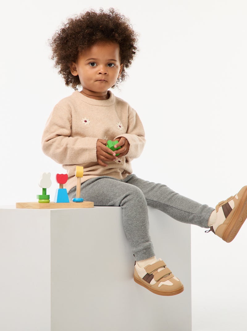 Leggings in maglia morbidissima Grigio - Kiabi