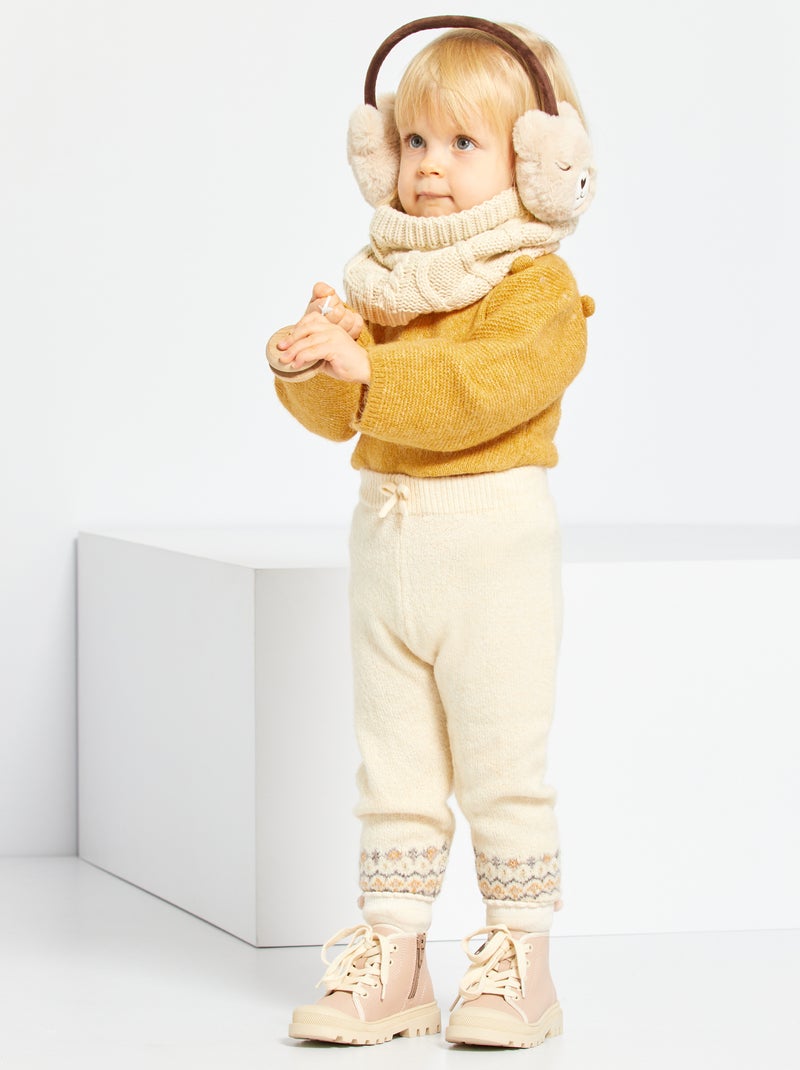 Leggings in tricot + calzini BIANCO - Kiabi
