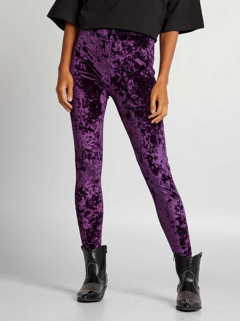 Leggings in velluto VIOLA - Kiabi