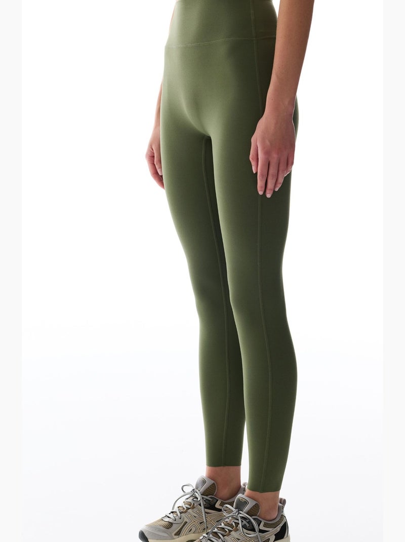 Leggings leggero sostegno a vita alta light soft penti Verde kaki - Kiabi