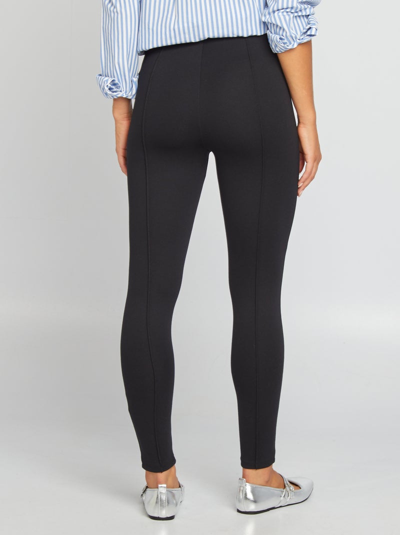 Leggings lunghi a vita alta NERO - Kiabi