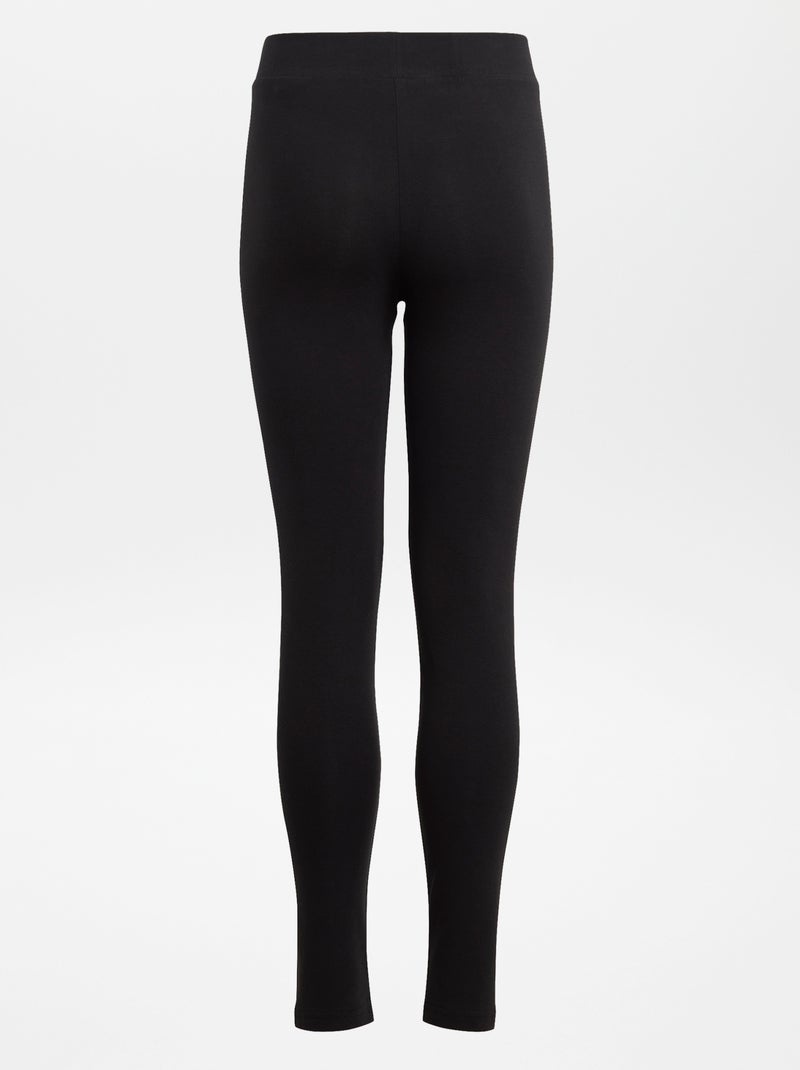 Leggings lunghi 'adidas' con logo scritto NERO - Kiabi