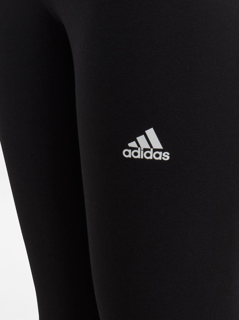 Leggings lunghi 'adidas' con logo scritto NERO - Kiabi