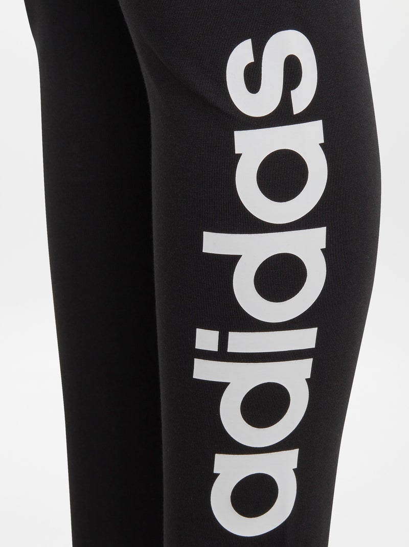 Leggings lunghi 'adidas' con logo scritto NERO - Kiabi