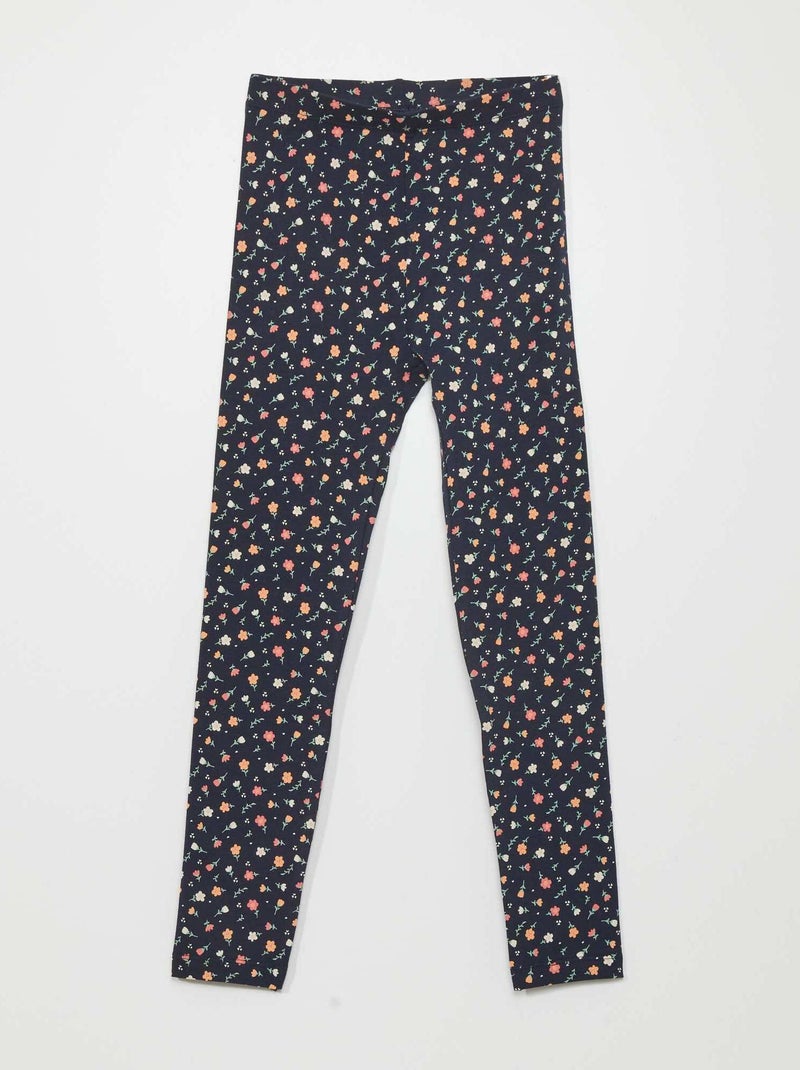Leggings lunghi con motivo BLU - Kiabi