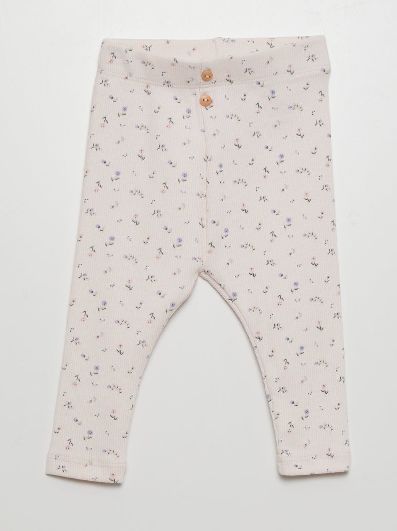 Leggings lunghi con motivo ROSA - Kiabi