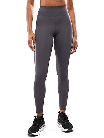 Leggings lunghi da corsa da donna fitness donna lume dark gray