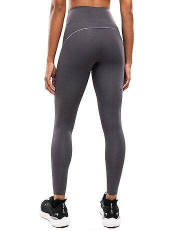 Leggings lunghi da corsa da donna fitness donna lume dark gray
