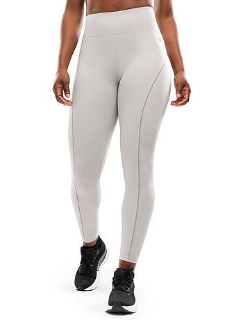 Leggings lunghi da corsa da donna fitness donna lume light gray