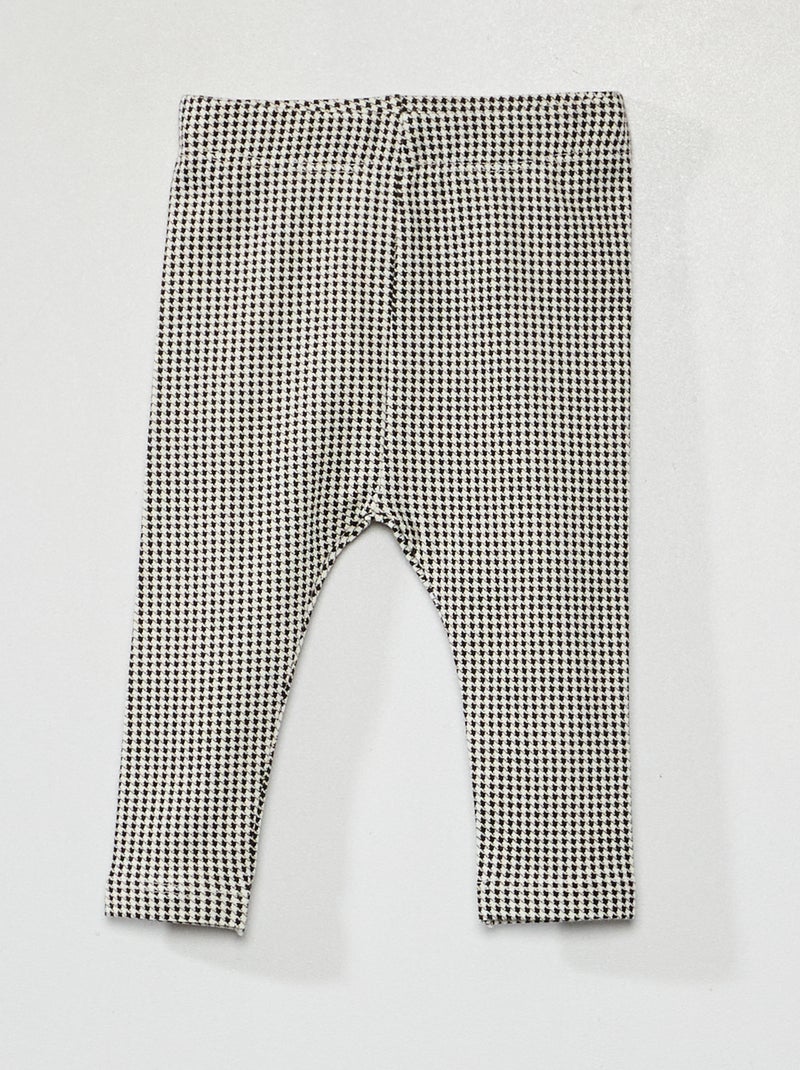 Leggings lunghi fantasia BIANCO - Kiabi
