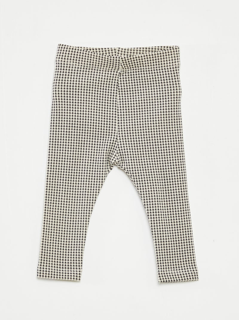 Leggings lunghi fantasia Bianco - Kiabi