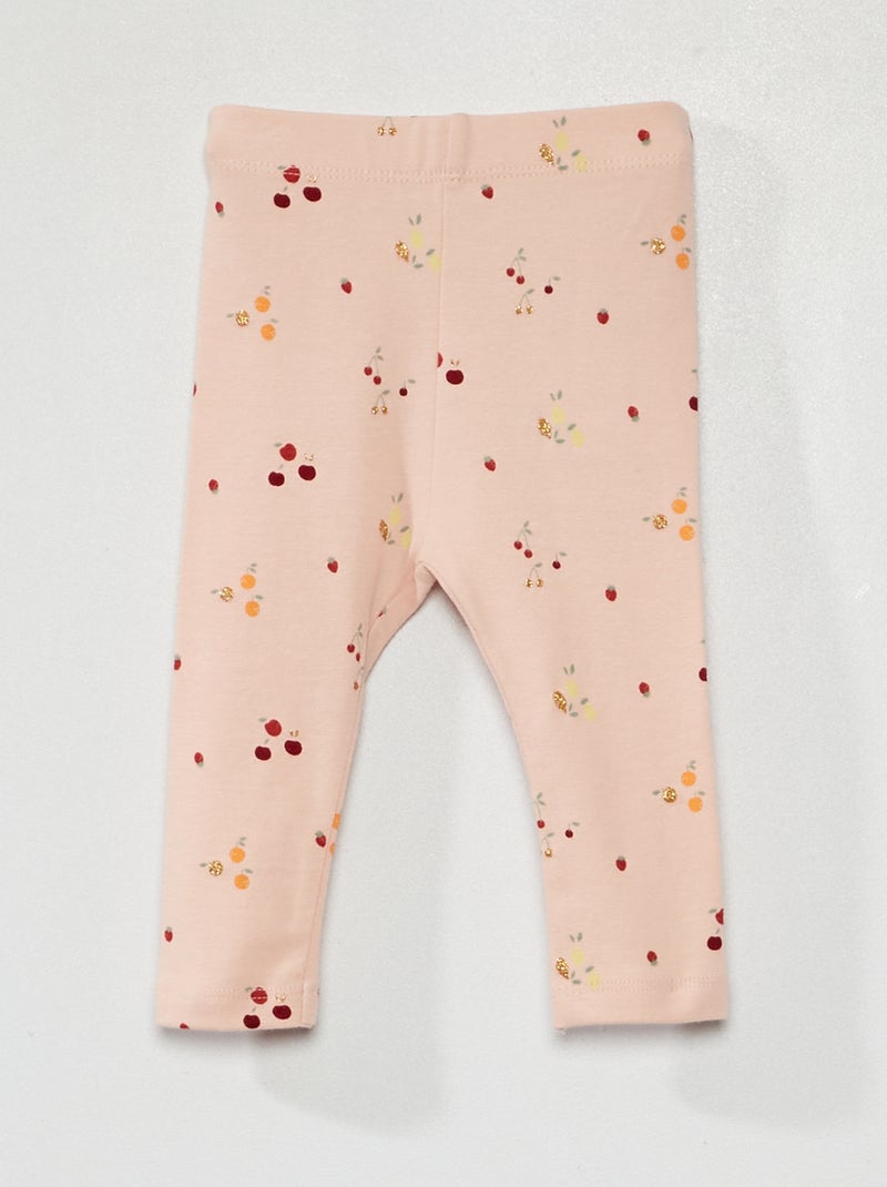 Leggings lunghi fantasia ROSA - Kiabi