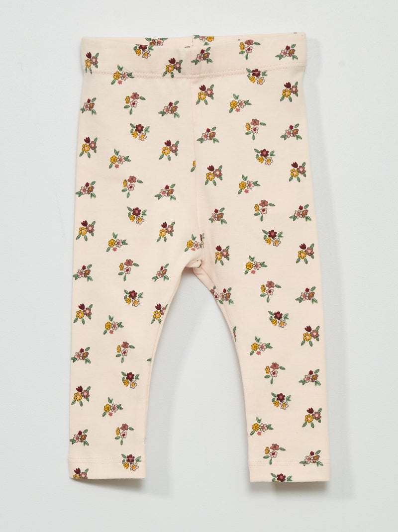 Leggings lunghi fantasia ROSA - Kiabi