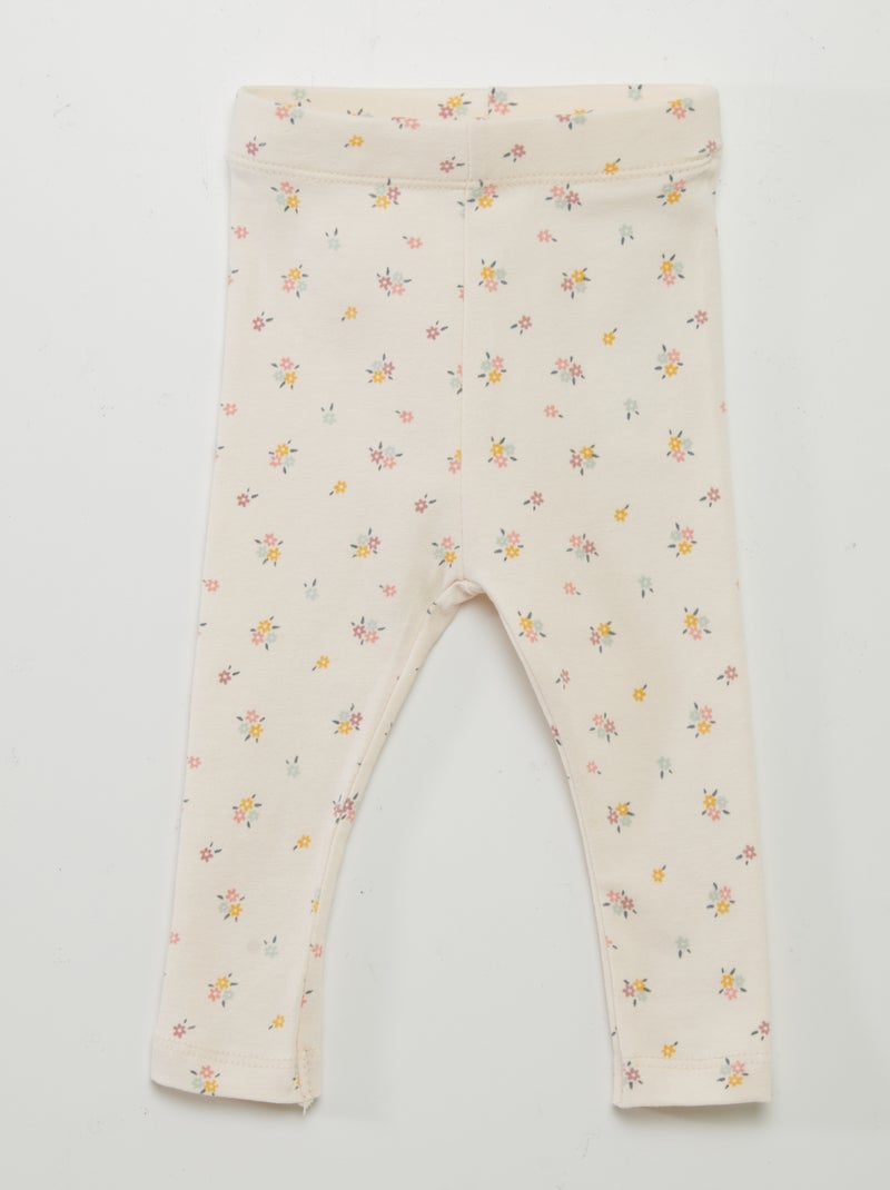 Leggings lunghi fantasia ROSA - Kiabi