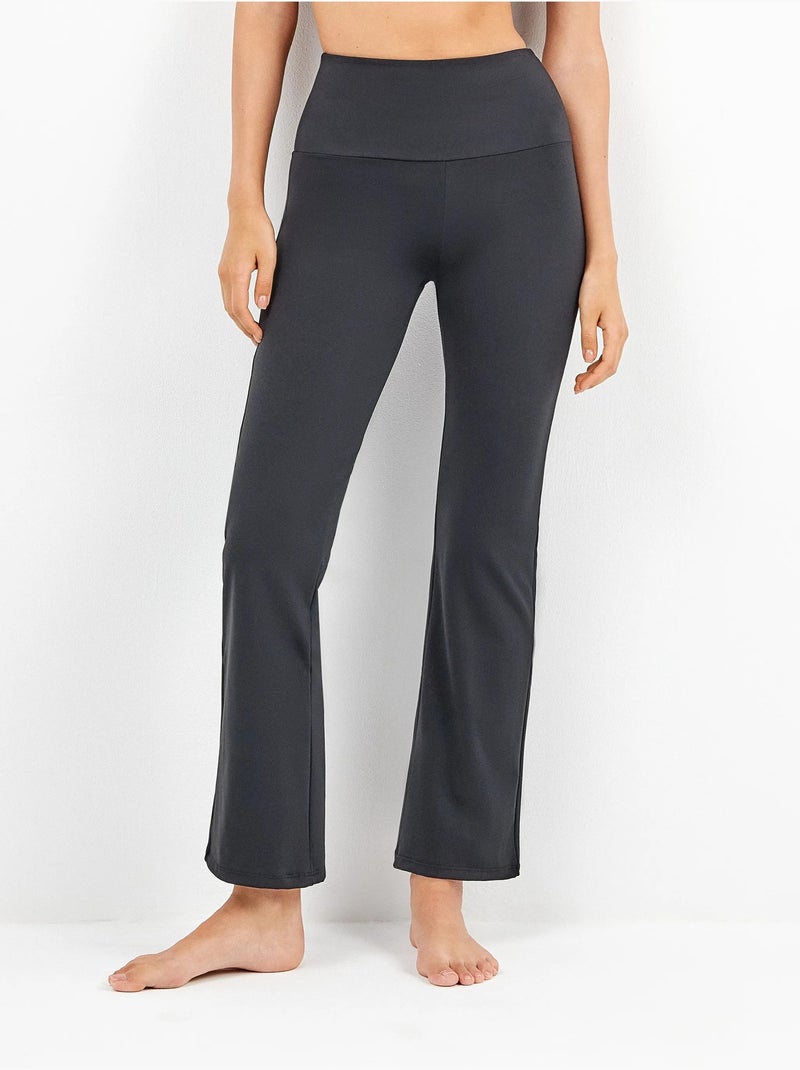 Leggings lunghi flare Nero - Kiabi