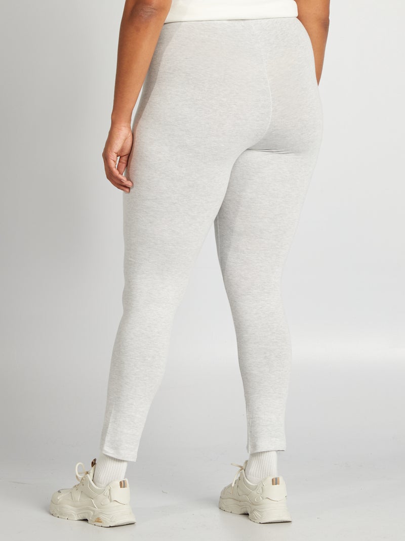Leggings lunghi in cotone GRIGIO - Kiabi